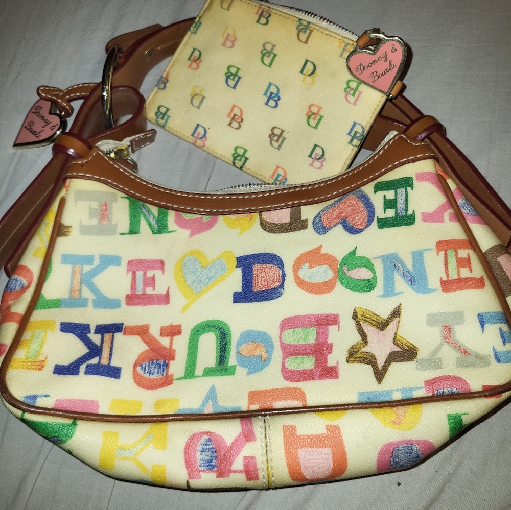 DOONEY AND BOURKE PURSE AND WRISTLET